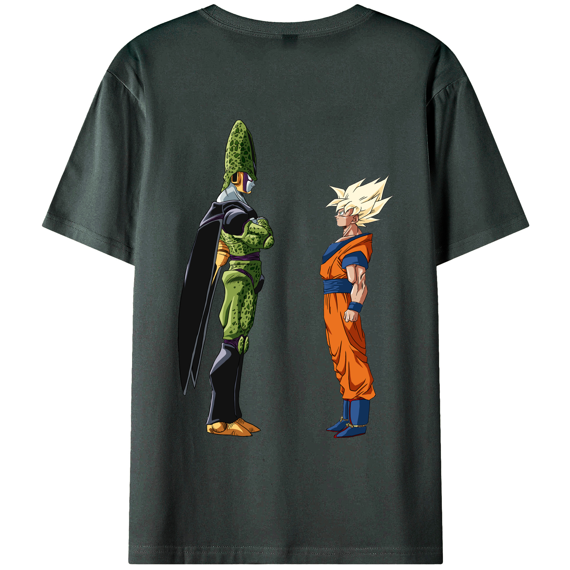 （画像用） ドラゴンボール DRAGON BALL 綿100％ メンズ半袖Tシャツ（バックプリント） 通気性